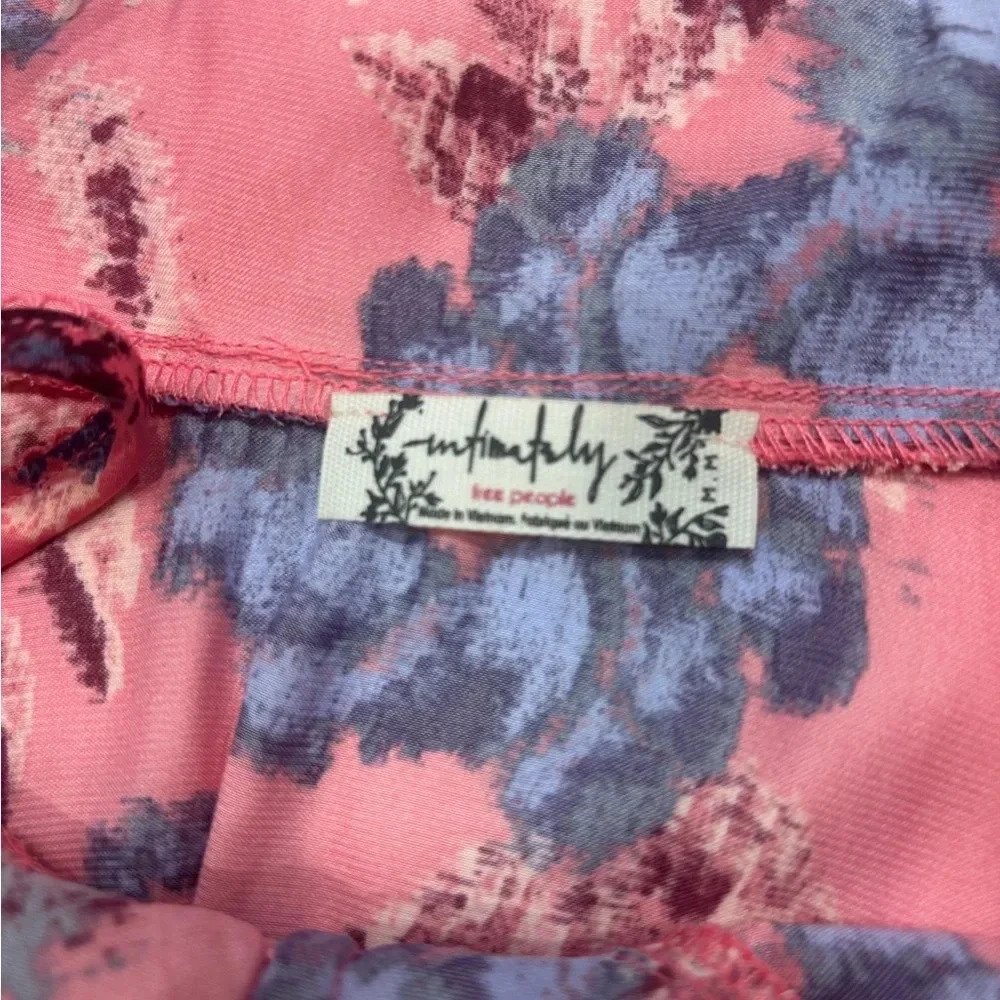 Free People Women's First Date Printed Maxi Slip M NWT - Picture 10 of 12